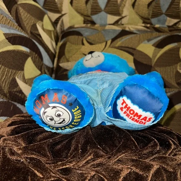 Build-A-Bear Workshop Thomas Train & Friends Blue Bear 2018 Plush & Outfit - Picture 2 of 5